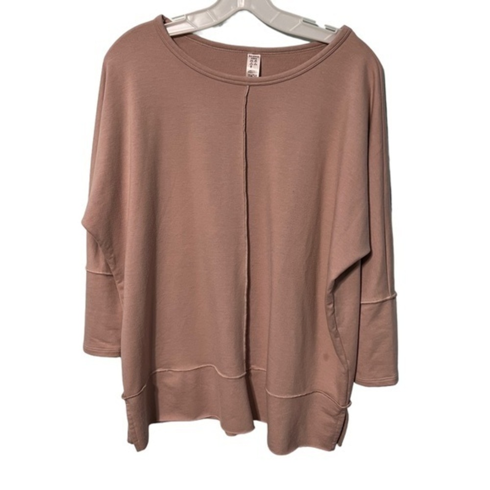 Spanx Light Pink 3/4 Sleeve Pull Over Sweater Size Medium